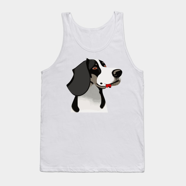 Tail-Wagging Moments - Where Dogs Bring Smiles to Life Tank Top by Moulezitouna